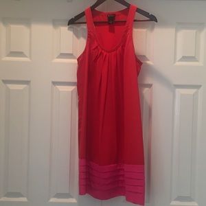 Pink and Red Summer Dress